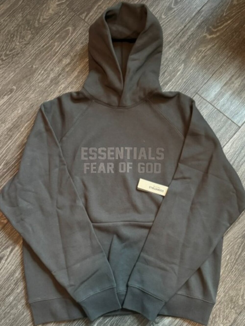 ESSENTIALS Fear of God Dark Grey Hoodie